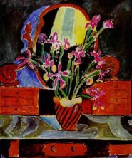 Haga click para ver la imagen ampliada vase of irises.jpg